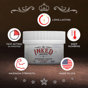 maximum strength fast acting 15 minutes long lasting deep numbing made in usa